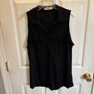 Faded Glory Black Sleeveless Tank Top